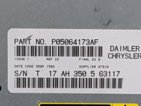 2006-2007 Dodge Charger Radio AM FM Cd Player Receiver Replacement P/N:P05064173AF Fits Fits 2004 2005 2006 2007 2008 2009 2
