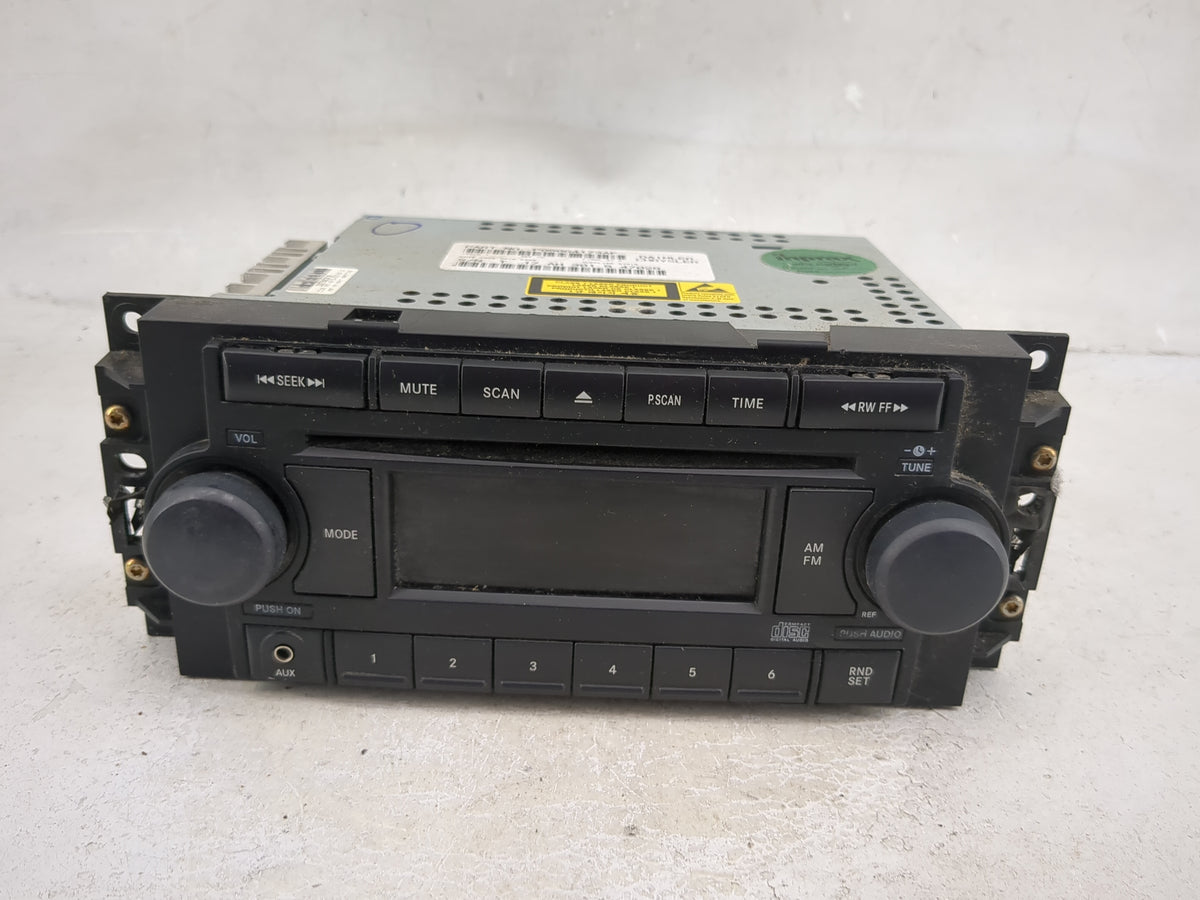 2006-2007 Dodge Charger Radio AM FM Cd Player Receiver Replacement Fits Fits 2004 2005 2006 2007 2008 2009 2010 OEM Used Aut