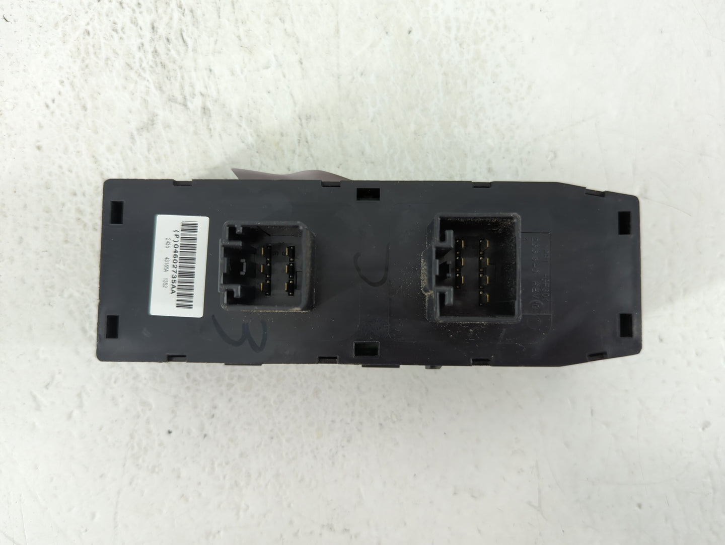 2006-2010 Dodge Charger Master Power Window Switch Replacement Driver Side Left P/N:04602735AA Fits OEM Used Auto Parts - Oe