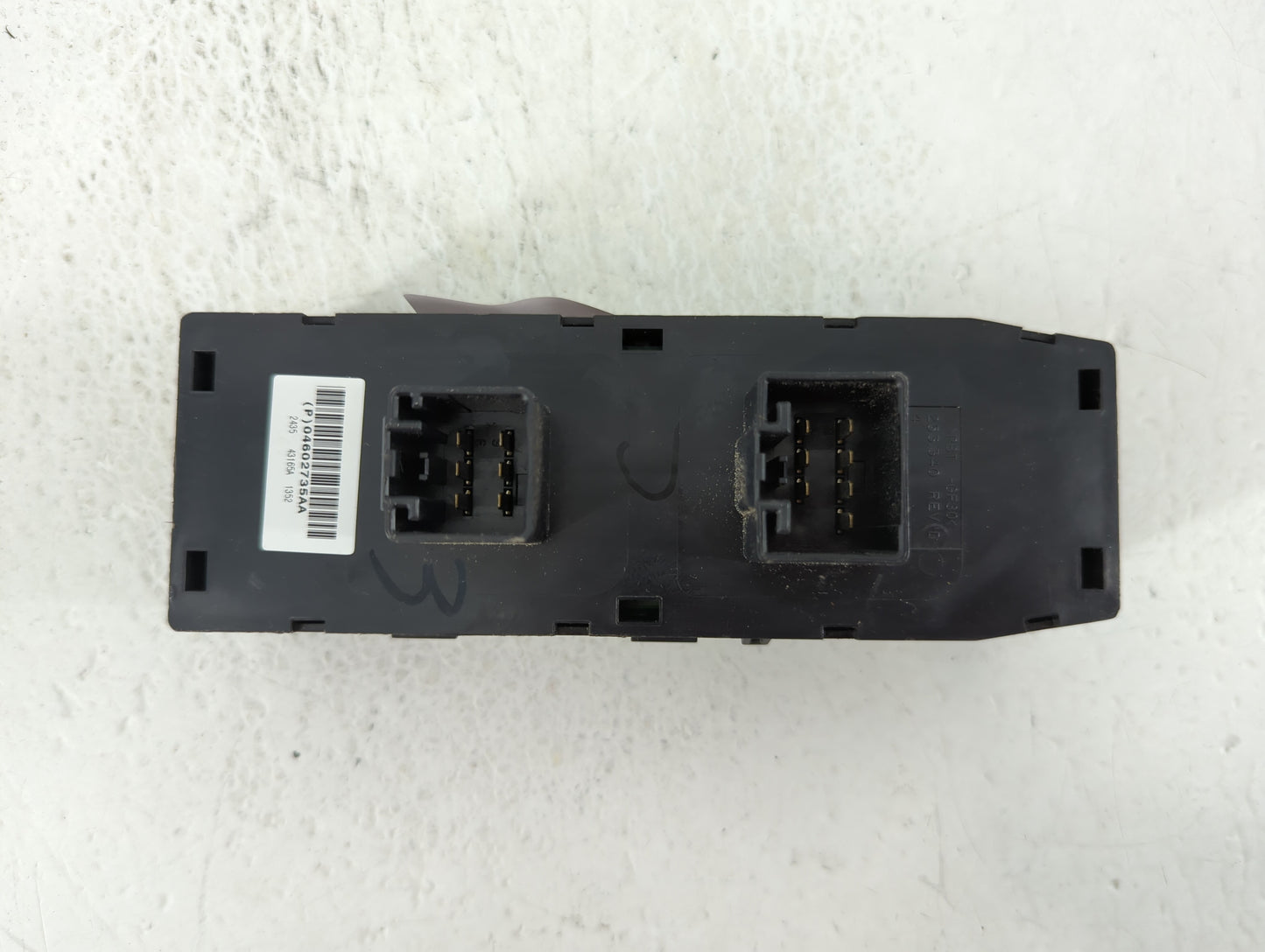 2006-2010 Dodge Charger Master Power Window Switch Replacement Driver Side Left P/N:04602735AA Fits OEM Used Auto Parts - Oe
