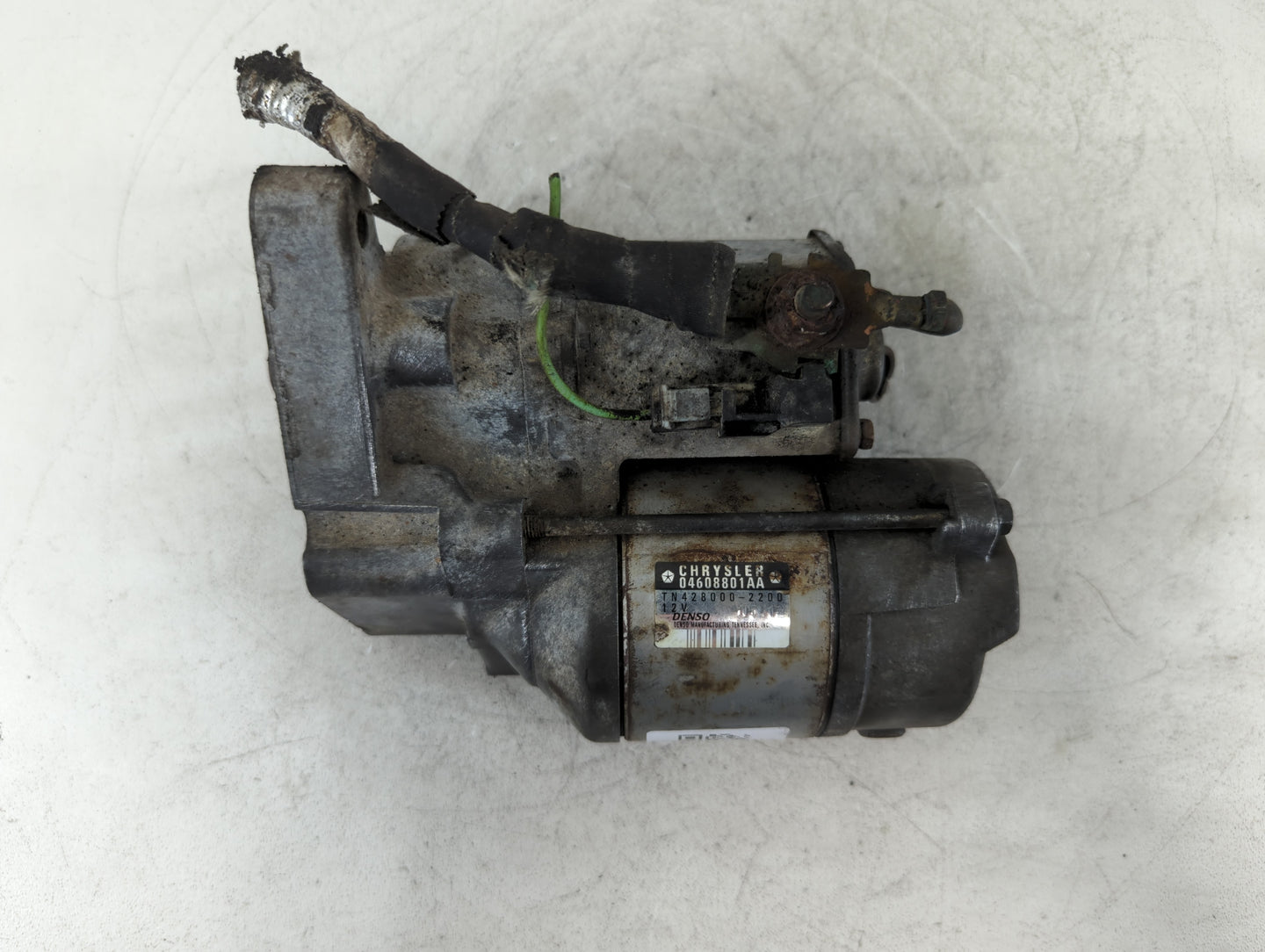2006-2021 Dodge Charger Car Starter Motor Solenoid OEM P/N:428000-2200 04608801AA Fits OEM Used Auto Parts - Oemusedautopart