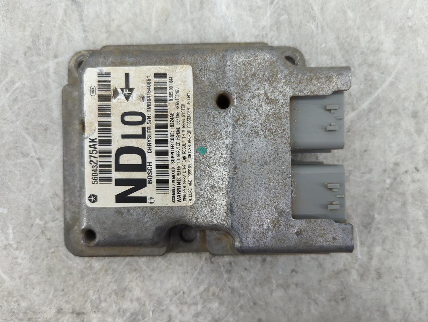 2006-2006 Dodge Dakota Safety Restraint Srs Airbag Control Module - Oemusedautoparts1.com