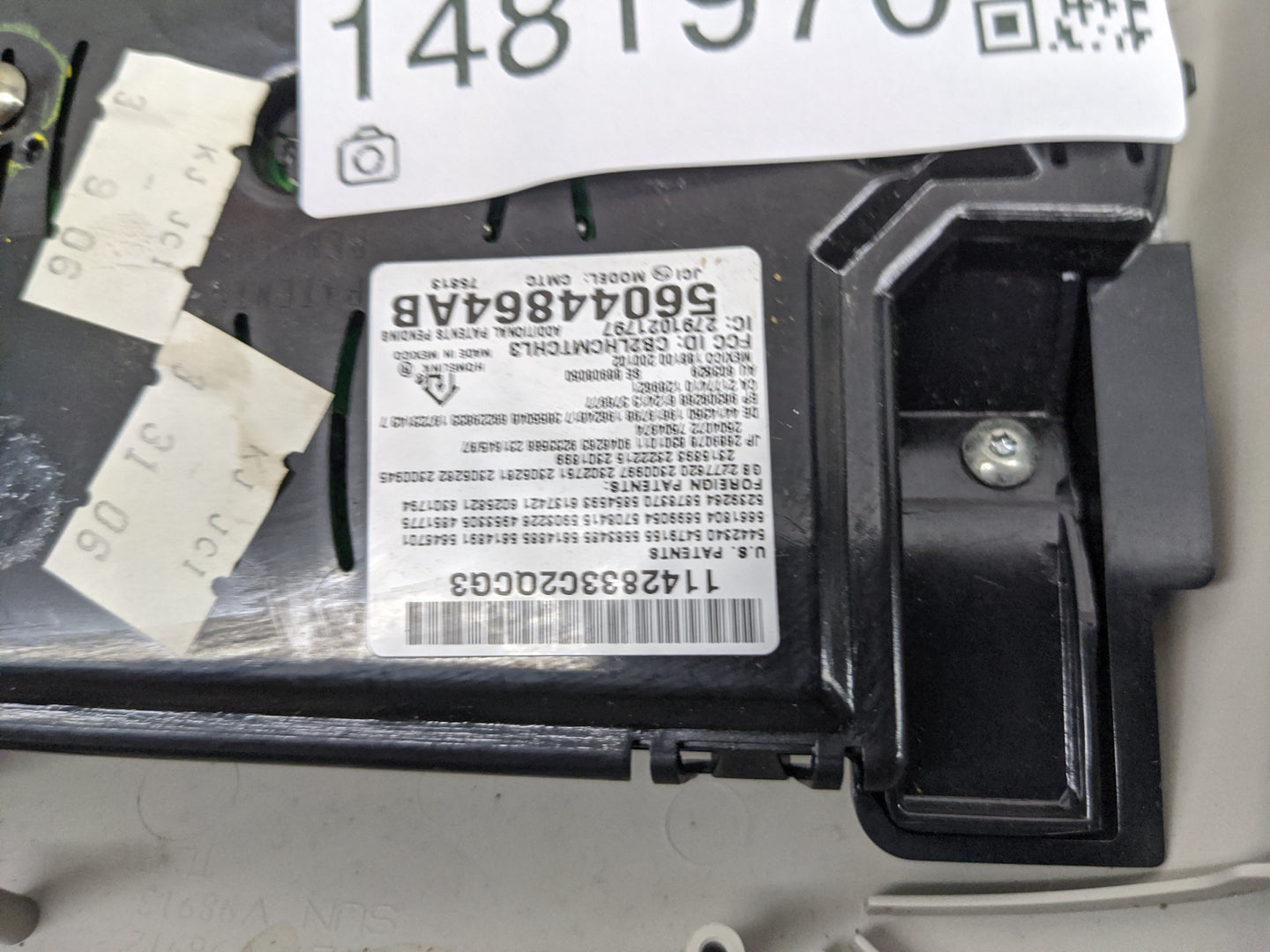 2006 Dodge Dakota Overhead Roof Console - Oemusedautoparts1.com