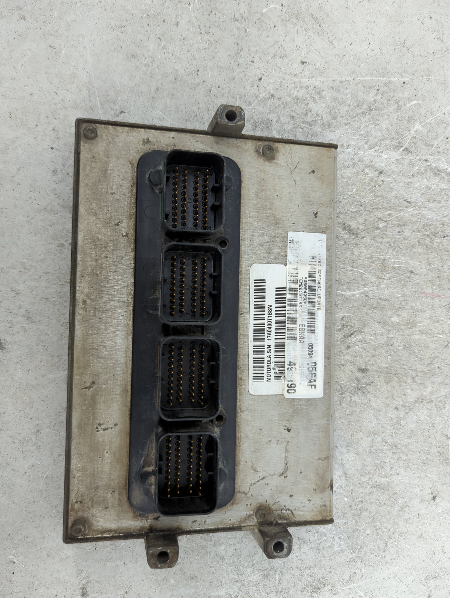 2006 Dodge Dakota PCM Engine Control Computer ECU ECM PCU OEM P/N:P05094056AF TEM22151T1BSM, 17A0400T1BSM Fits OEM Used Auto