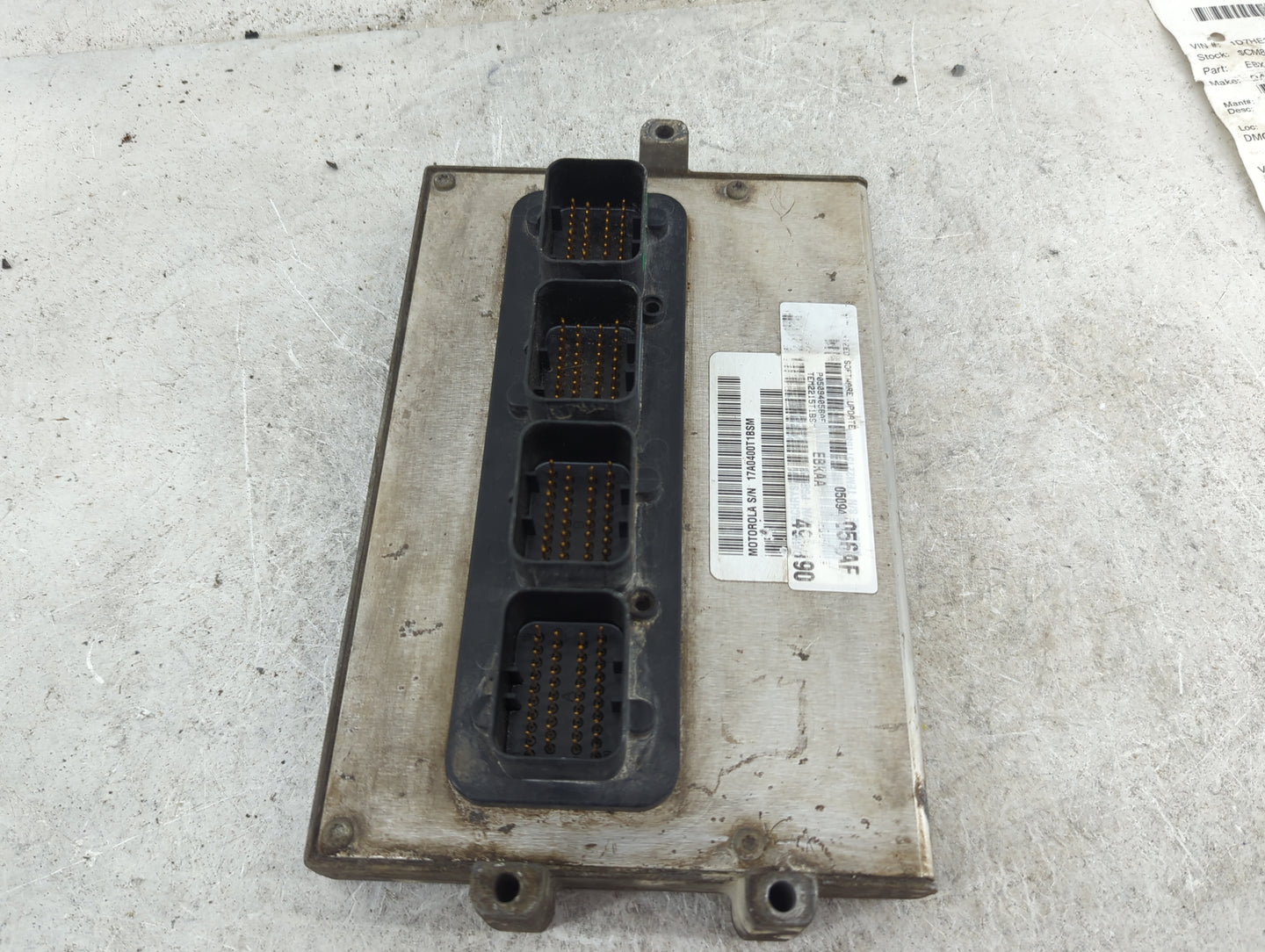 2006 Dodge Dakota PCM Engine Control Computer ECU ECM PCU OEM P/N:P05094056AF TEM22151T1BSM, 17A0400T1BSM Fits OEM Used Auto