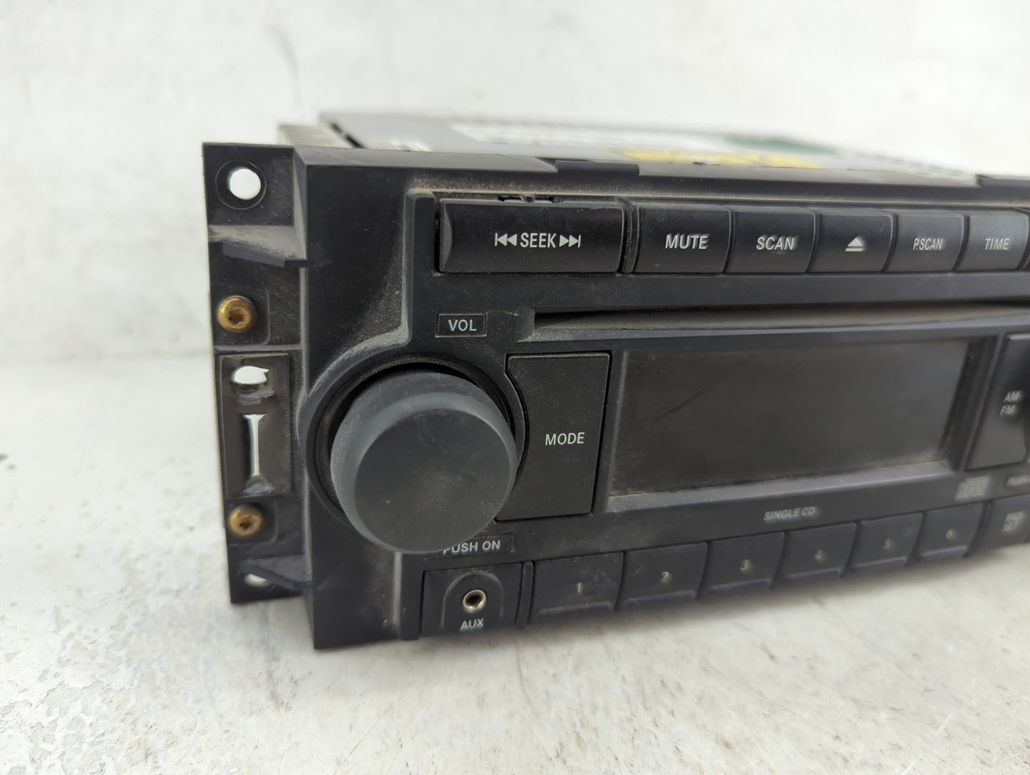 2005-2007 Dodge Dakota Radio AM FM Cd Player Receiver Replacement P/N:P05064173AG Fits Fits 2004 2005 2006 2007 2008 2009 20