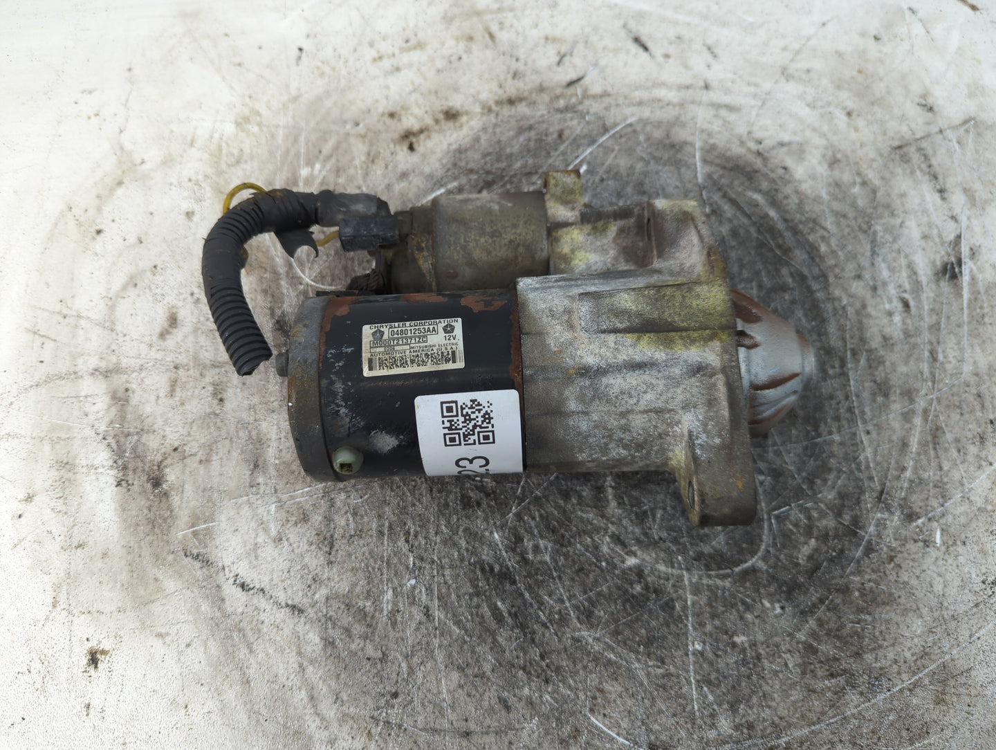 2006 Dodge Dodge 1500 Pickup Car Starter Motor Solenoid OEM P/N:04801253AA Fits Fits 2005 2007 2008 OEM Used Auto Parts - Oe