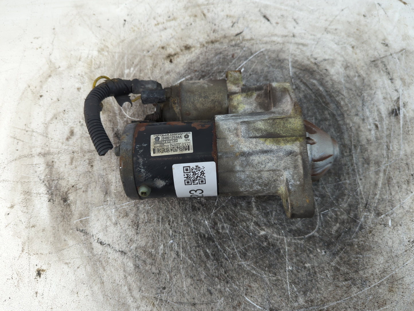 2006 Dodge Dodge 1500 Pickup Car Starter Motor Solenoid OEM P/N:04801253AA Fits Fits 2005 2007 2008 OEM Used Auto Parts - Oe
