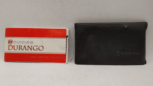 2006 Dodge Durango Owners Manual Book Guide OEM Used Auto Parts