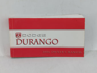 compare product 2006 Dodge Durango Owners Manual Book Guide OEM Used Auto Parts
