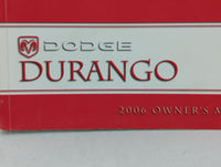 2006 Dodge Durango Owners Manual Book Guide OEM Used Auto Parts - Oemusedautoparts1.com