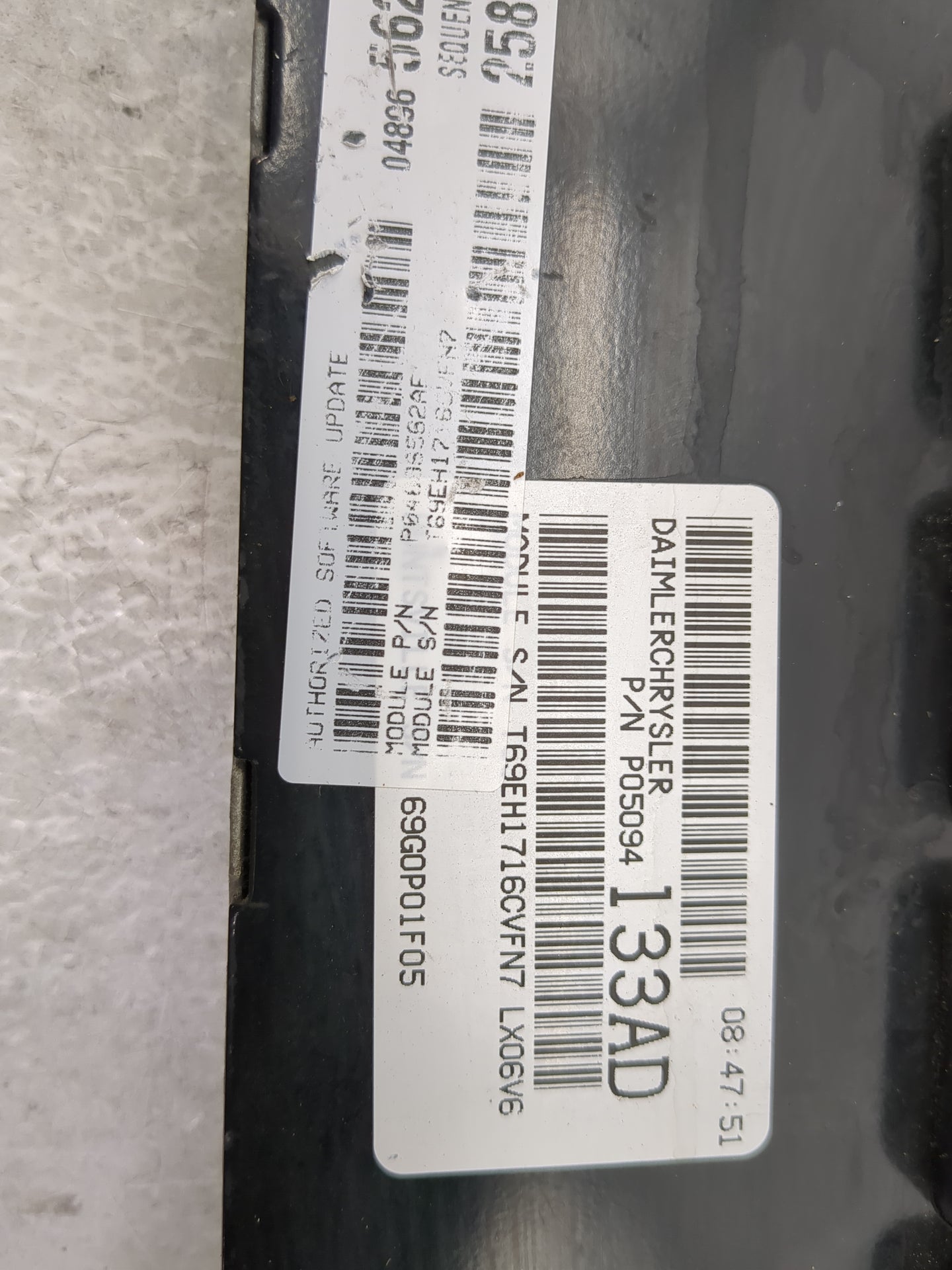2006 Dodge Magnum PCM Engine Control Computer ECU ECM PCU OEM P/N:P05094133AD Fits OEM Used Auto Parts - Oemusedautoparts1.c