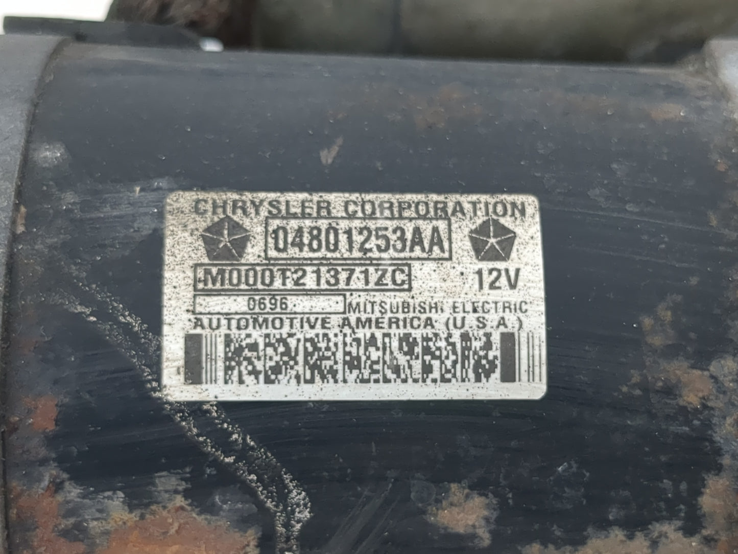 2005-2008 Dodge Ram 1500 Car Starter Motor Solenoid OEM P/N:04801253AA Fits Fits 2005 2006 2007 2008 OEM Used Auto Parts - O
