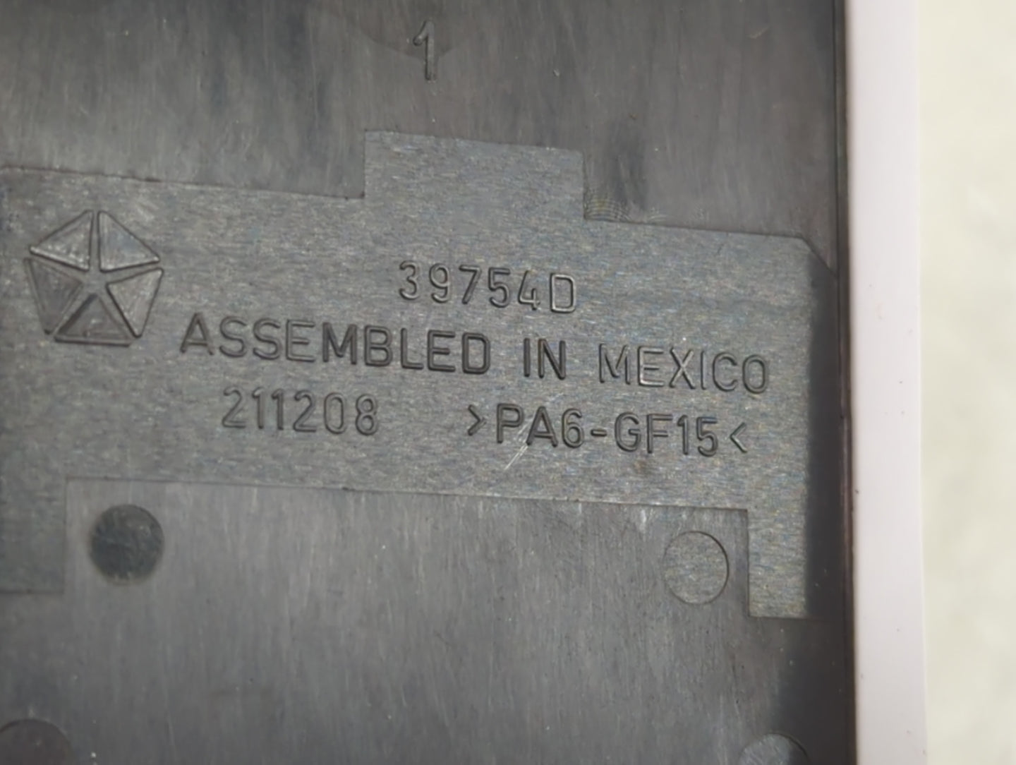 2002-2008 Dodge Ram 1500 Master Power Window Switch Replacement Driver Side Left P/N:211208 39754D Fits OEM Used Auto Parts 