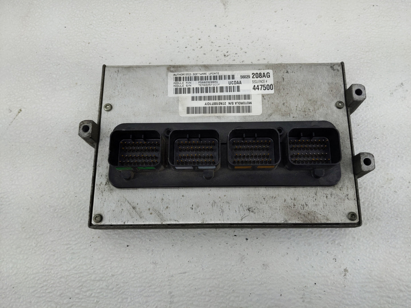 2006 Dodge Ram 1500 PCM Engine Control Computer ECU ECM PCU OEM P/N:P56029208AG Fits OEM Used Auto Parts - Oemusedautoparts1
