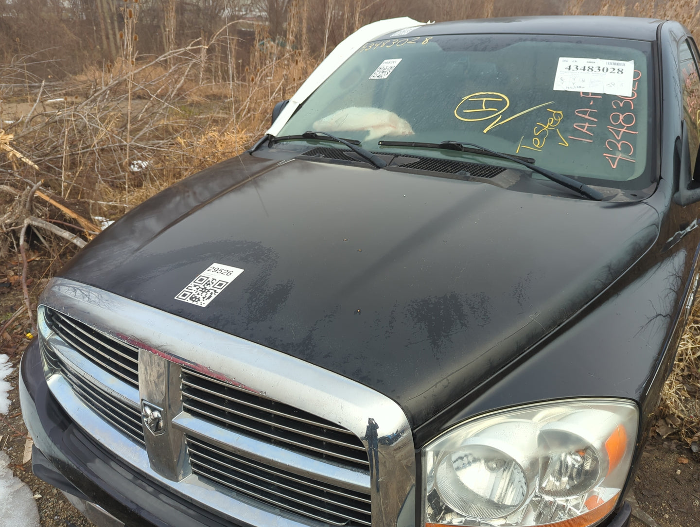 2002-2008 Dodge Ram 1500 Hood Oem 1266409 - Oemusedautoparts1.com