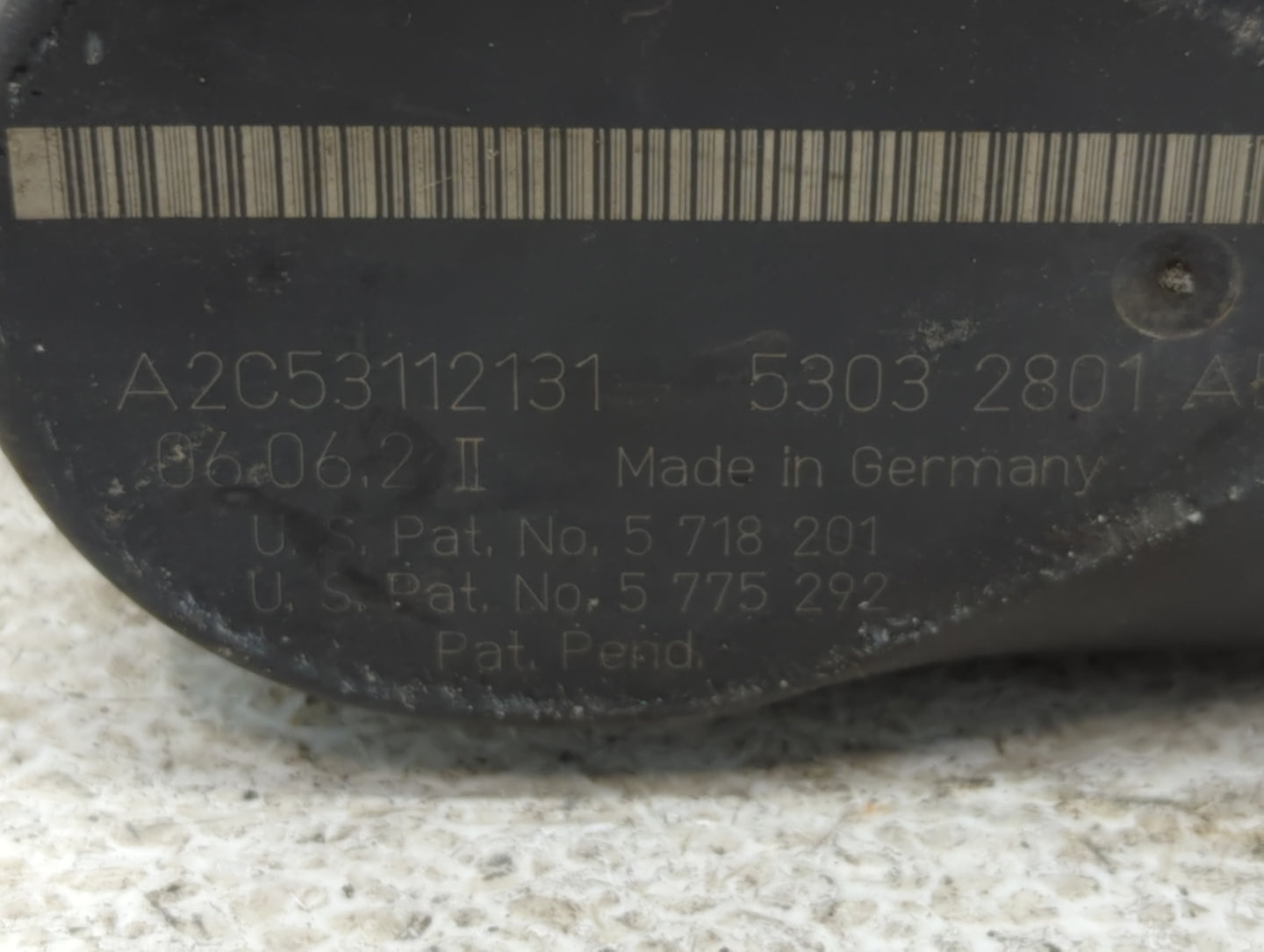2005-2010 Dodge Ram 1500 Throttle Body P/N:5 718 201 53032801AC Fits Fits 2005 2006 2007 2008 2009 2010 2011 2012 OEM Used A