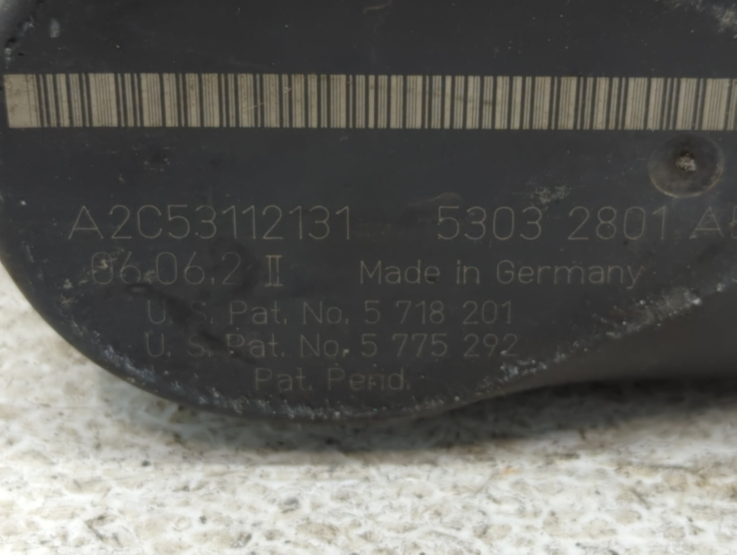 2005-2010 Dodge Ram 1500 Throttle Body P/N:5 718 201 53032801AC Fits Fits 2005 2006 2007 2008 2009 2010 2011 2012 OEM Used A