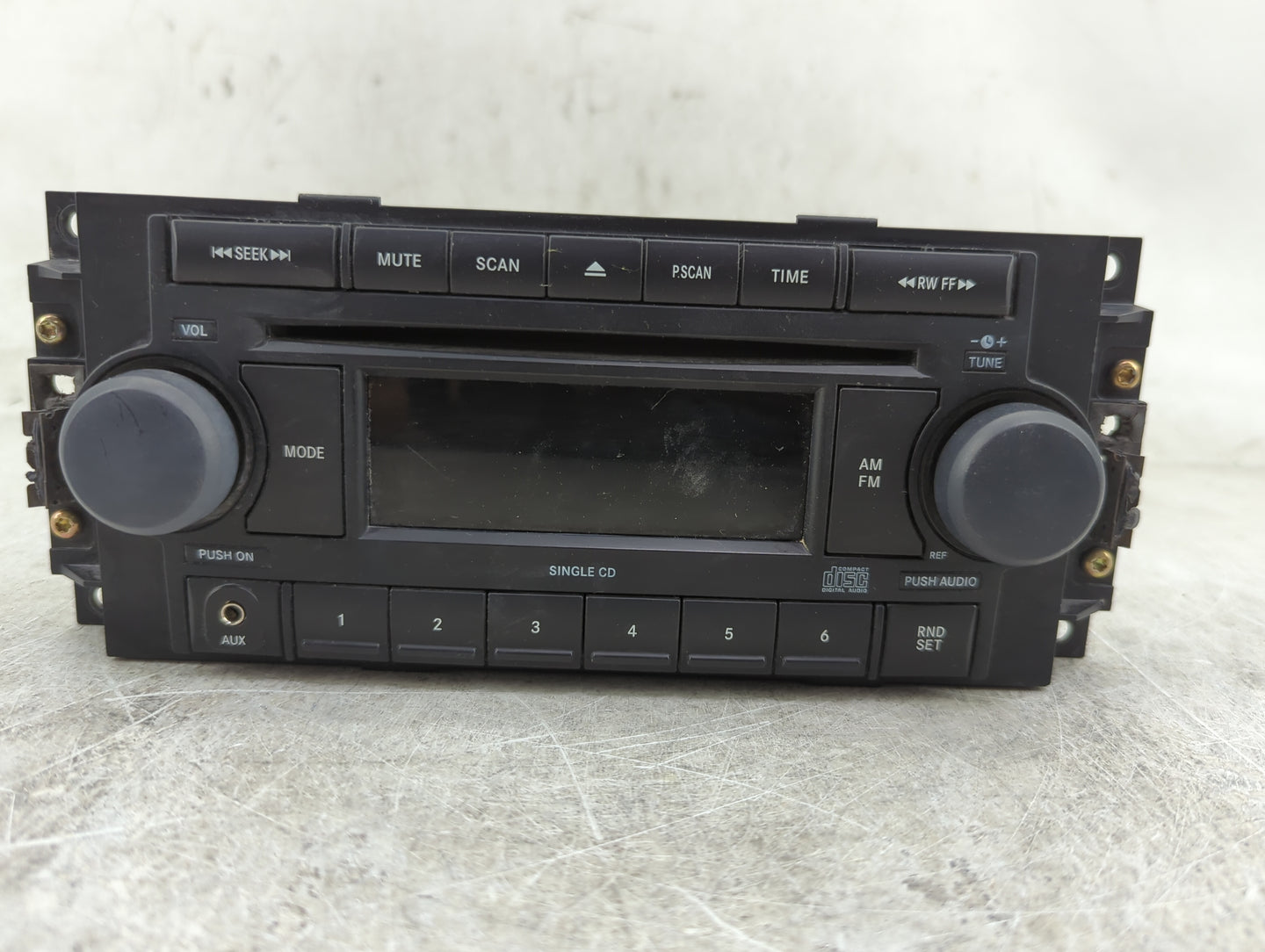 2006-2009 Dodge Ram 2500 Radio AM FM Cd Player Receiver Replacement P/N:P05064173AF Fits Fits 2004 2005 2006 2007 2008 2009 