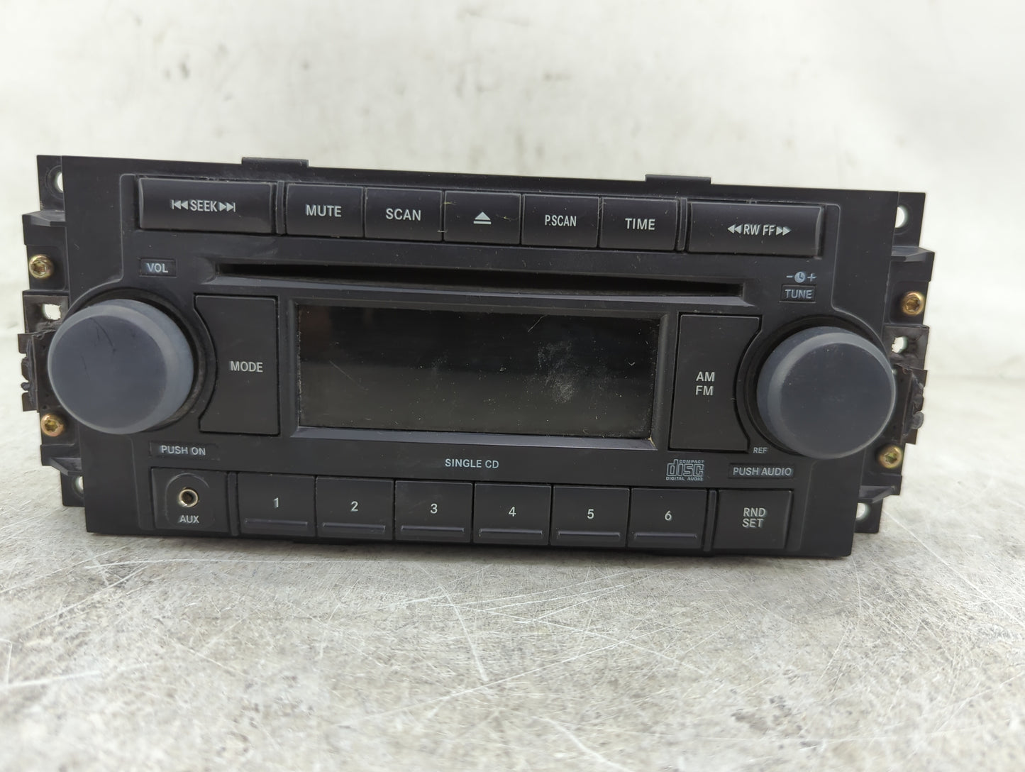 2006-2009 Dodge Ram 2500 Radio AM FM Cd Player Receiver Replacement P/N:P05064173AF Fits Fits 2004 2005 2006 2007 2008 2009 