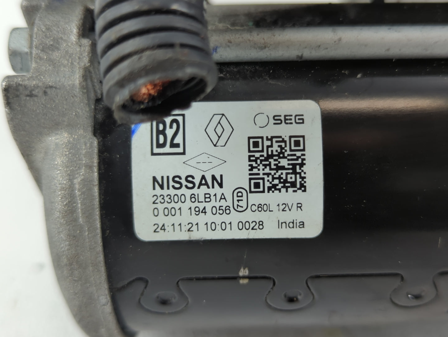 2003-2006 Dodge Ram 2500 Car Starter Motor Solenoid OEM P/N:23300 6LB1A Fits Fits 2003 2004 2005 2006 OEM Used Auto Parts - 