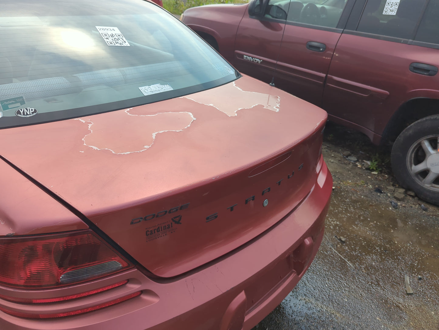 2001-2006 Dodge Stratus Trunk/decklid/hatch/tailgate Oem - Oemusedautoparts1.com