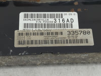 2006 Dodge Stratus PCM Engine Control Computer ECU ECM PCU OEM P/N:P05094316AD P05094308AF Fits OEM Used Auto Parts - Oemuse
