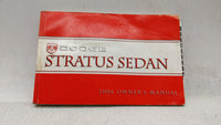 2006 Dodge Stratus Owners Manual Book Guide OEM Used Auto Parts - Oemusedautoparts1.com