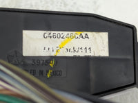 2001-2006 Dodge Stratus Master Power Window Switch Replacement Driver Side Left P/N:04602460AA Fits OEM Used Auto Parts - Oe