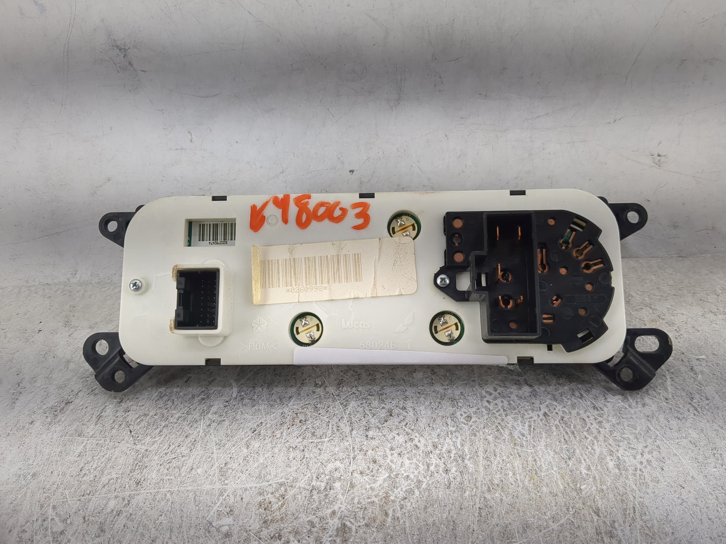2006-2007 Dodge Ram 1500 Climate Control Module Temperature AC/Heater Replacement P/N:P55056569AE 58024B Fits Fits 2006 2007