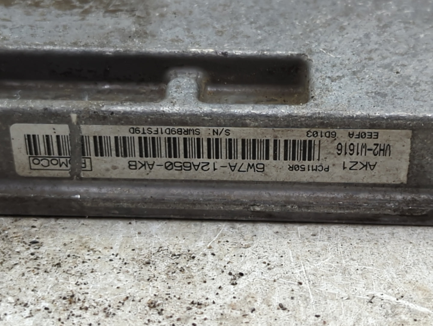2006 Ford Crown Victoria PCM Engine Control Computer ECU ECM PCU OEM P/N:6W7A-12A650-AKB Fits OEM Used Auto Parts - Oemuseda