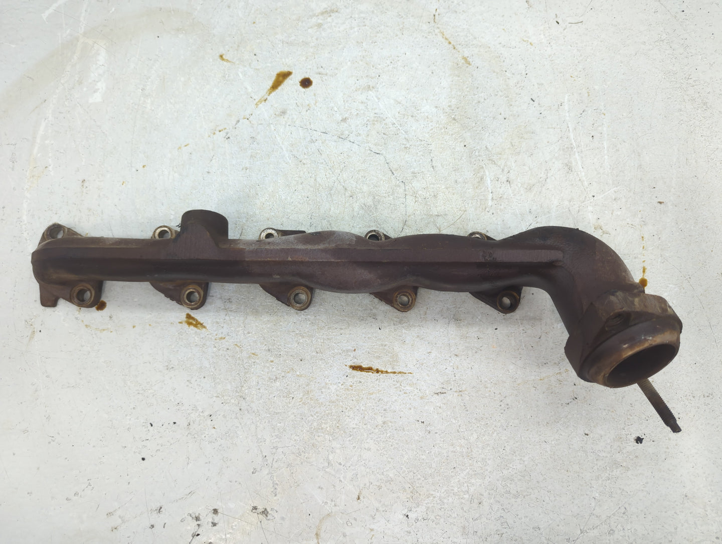 2000 E-350 Super Duty Turbocharger Exhaust Manifold With Turbo Charger - Oemusedautoparts1.com