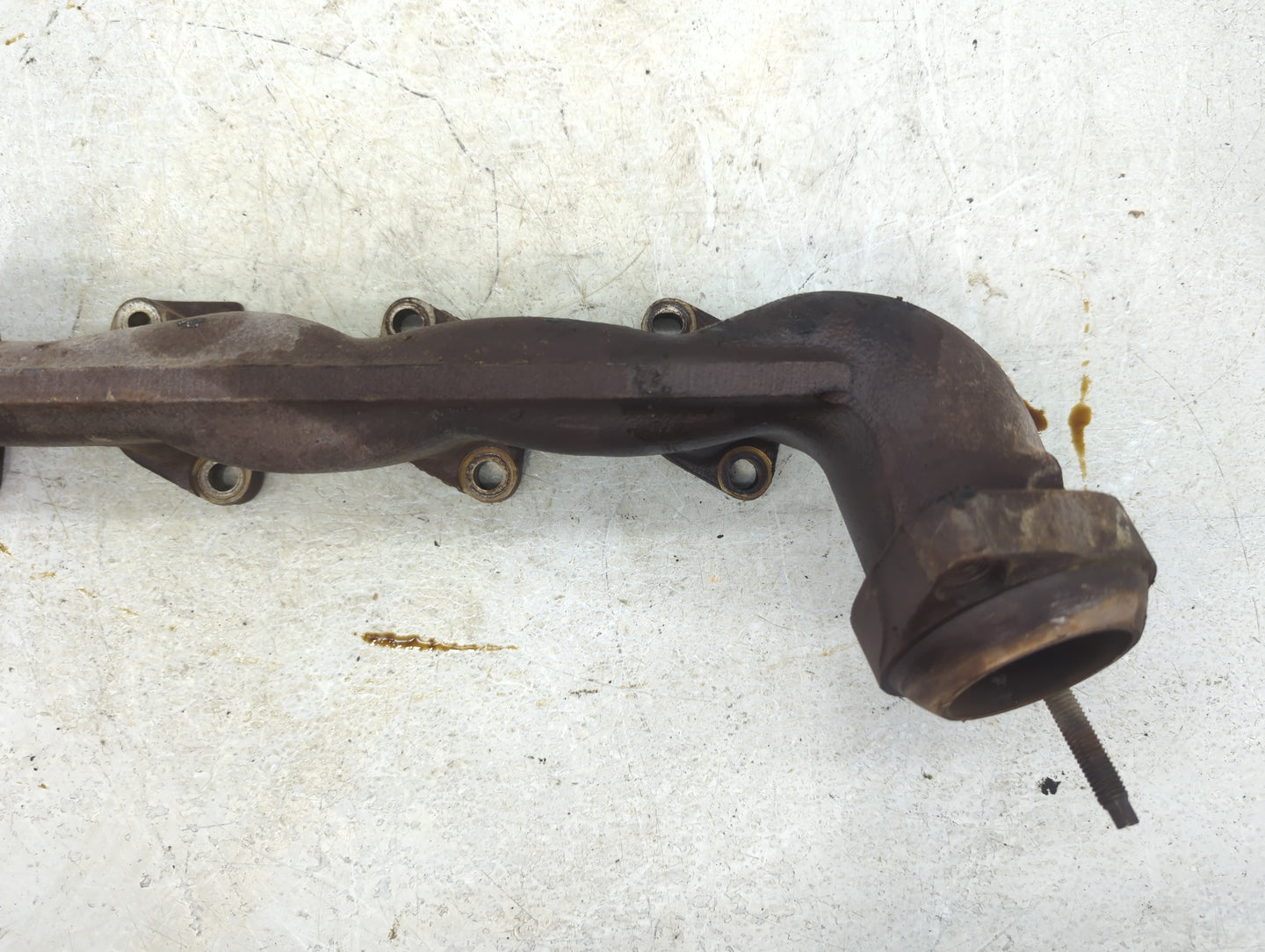 2000 E-350 Super Duty Turbocharger Exhaust Manifold With Turbo Charger - Oemusedautoparts1.com
