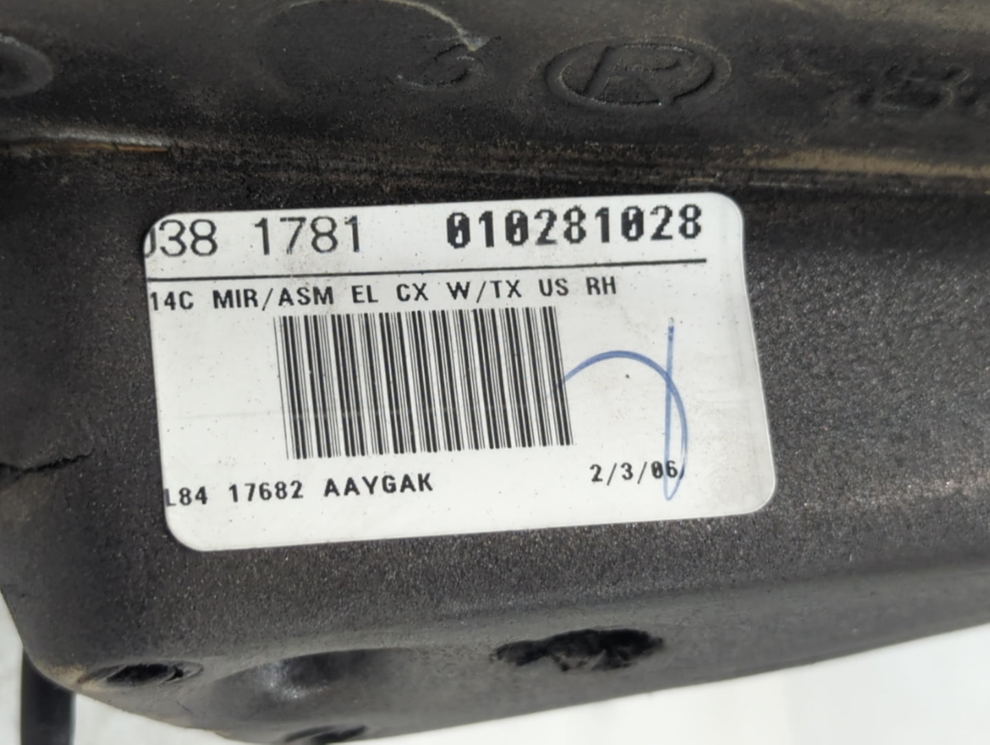 2001-2007 Ford Escape Passenger Side View Mirror - Right Door Mirror OEM Used - Oemusedautoparts1.com