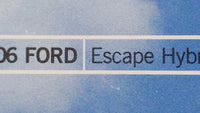 2006 Ford Escape Owners Manual Book Guide OEM Used Auto Parts - Oemusedautoparts1.com