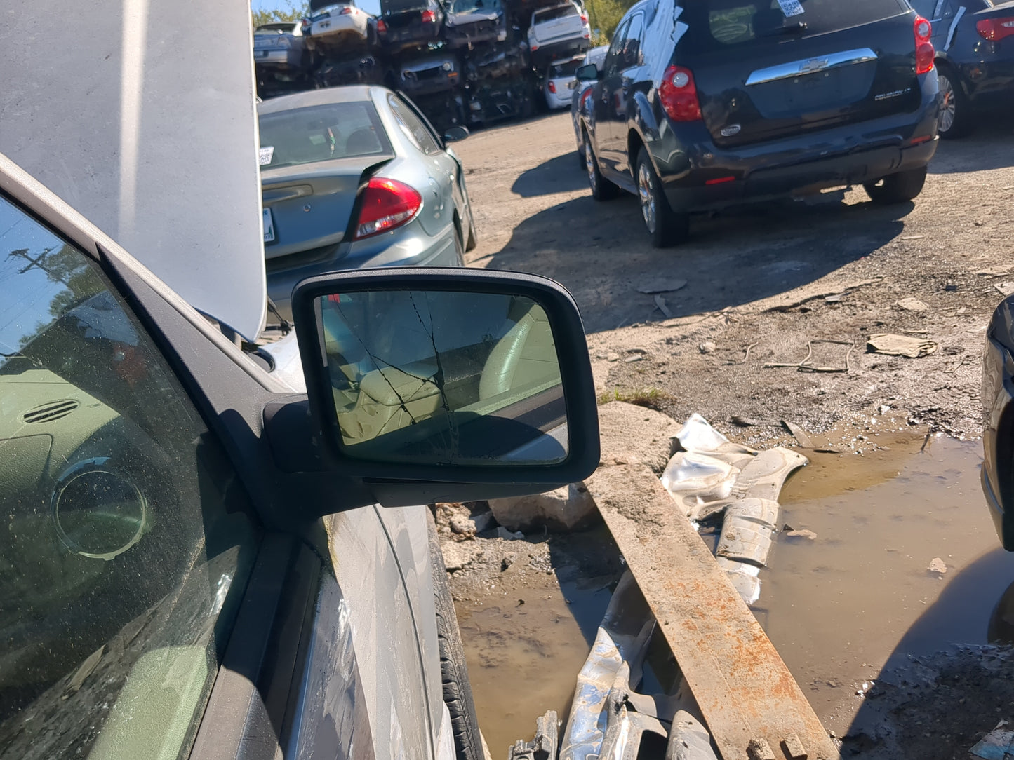 2005-2006 Ford Expedition Passenger Side View Mirror - Right Door Mirror OEM Used - Oemusedautoparts1.com