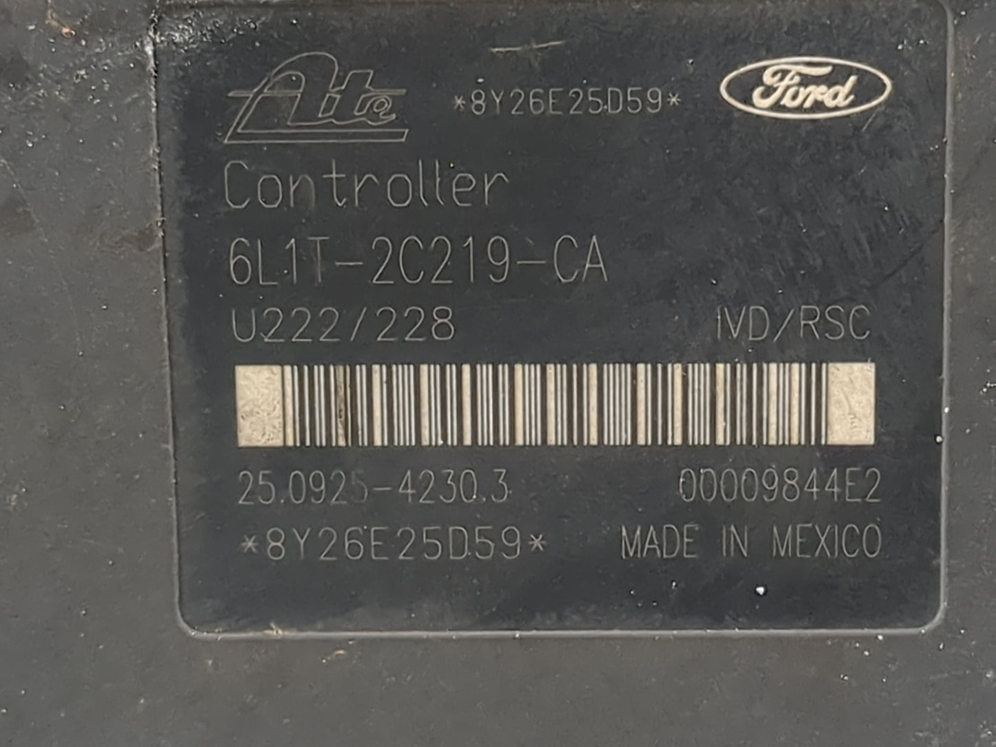 2006 Ford Expedition ABS Pump Control Module Replacement P/N:6L1T-2C219-CA Fits OEM Used Auto Parts - Oemusedautoparts1.com