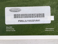 2006 Ford Explorer Owners Manual Book Guide P/N:PM6L2J19A321AA1 OEM Used Auto Parts - Oemusedautoparts1.com