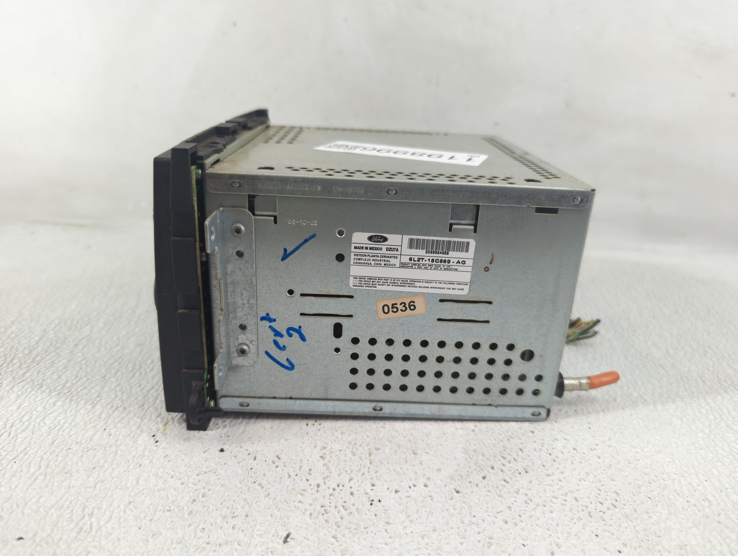 2006 Ford Explorer Radio AM FM Cd Player Receiver Replacement P/N:6L2T-18C869-AG Fits OEM Used Auto Parts - Oemusedautoparts