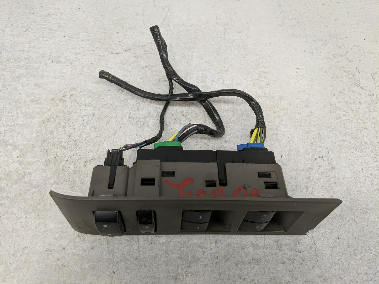 2006-2007 Ford Explorer Master Power Window Switch Replacement Driver Side Left Fits Fits 2006 2007 2008 2009 2010 OEM Used 