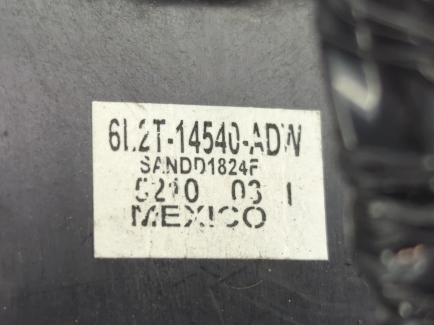 2006-2007 Ford Explorer Master Power Window Switch Replacement Driver Side Left P/N:6L2T-14540-ADW Fits OEM Used Auto Parts 