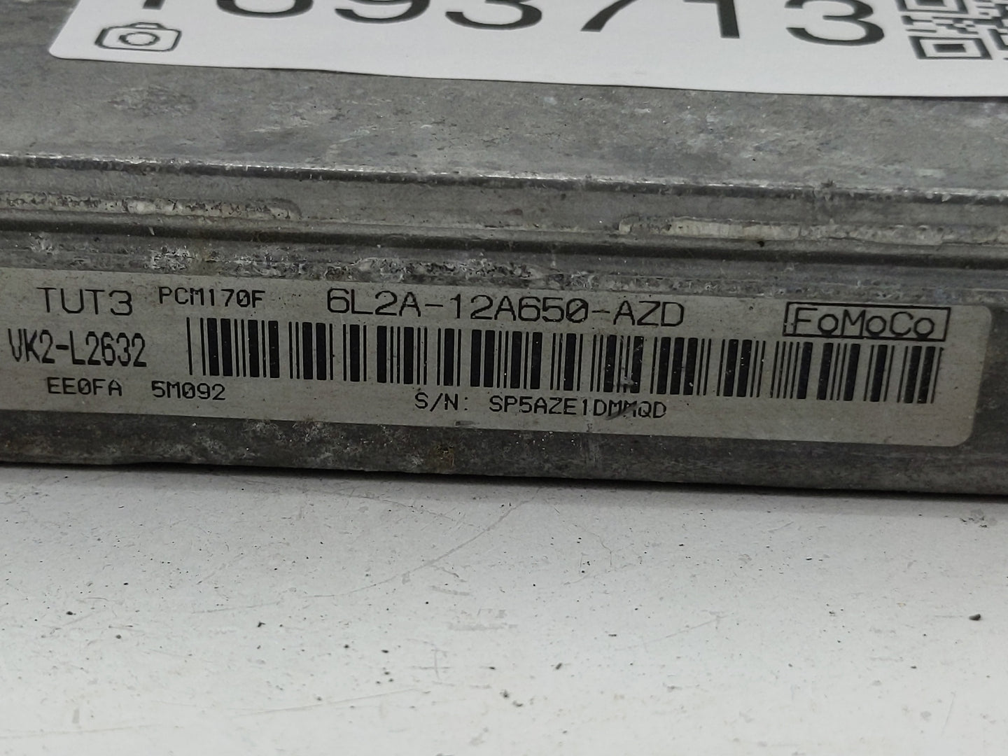 2006-2007 Ford Explorer PCM Engine Control Computer ECU ECM PCU OEM P/N:6L2A-12A650-AZD Fits Fits 2006 2007 OEM Used Auto Pa