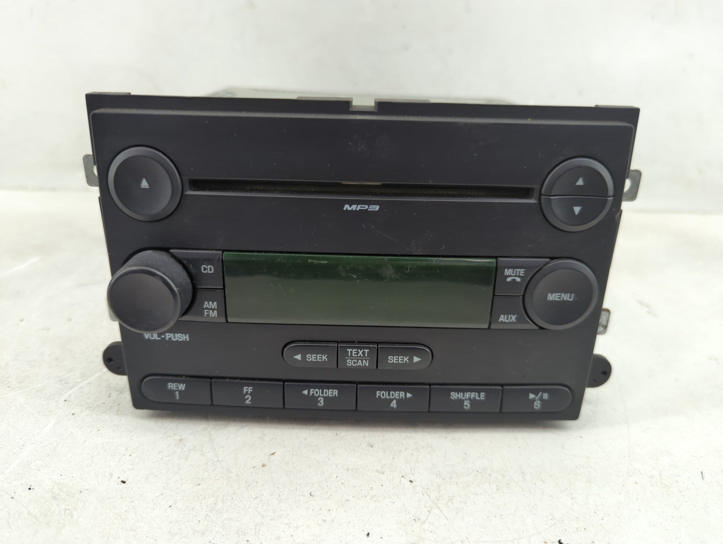 2006-2007 Ford Explorer Radio AM FM Cd Player Receiver Replacement P/N:6L2T-18C869-AG Fits Fits 2006 2007 OEM Used Auto Part