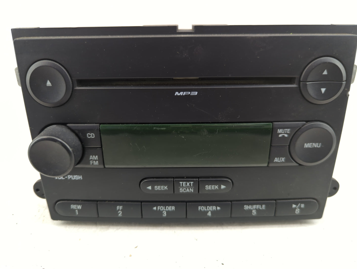 2006-2007 Ford Explorer Radio AM FM Cd Player Receiver Replacement P/N:6L2T-18C869-AG Fits Fits 2006 2007 OEM Used Auto Part