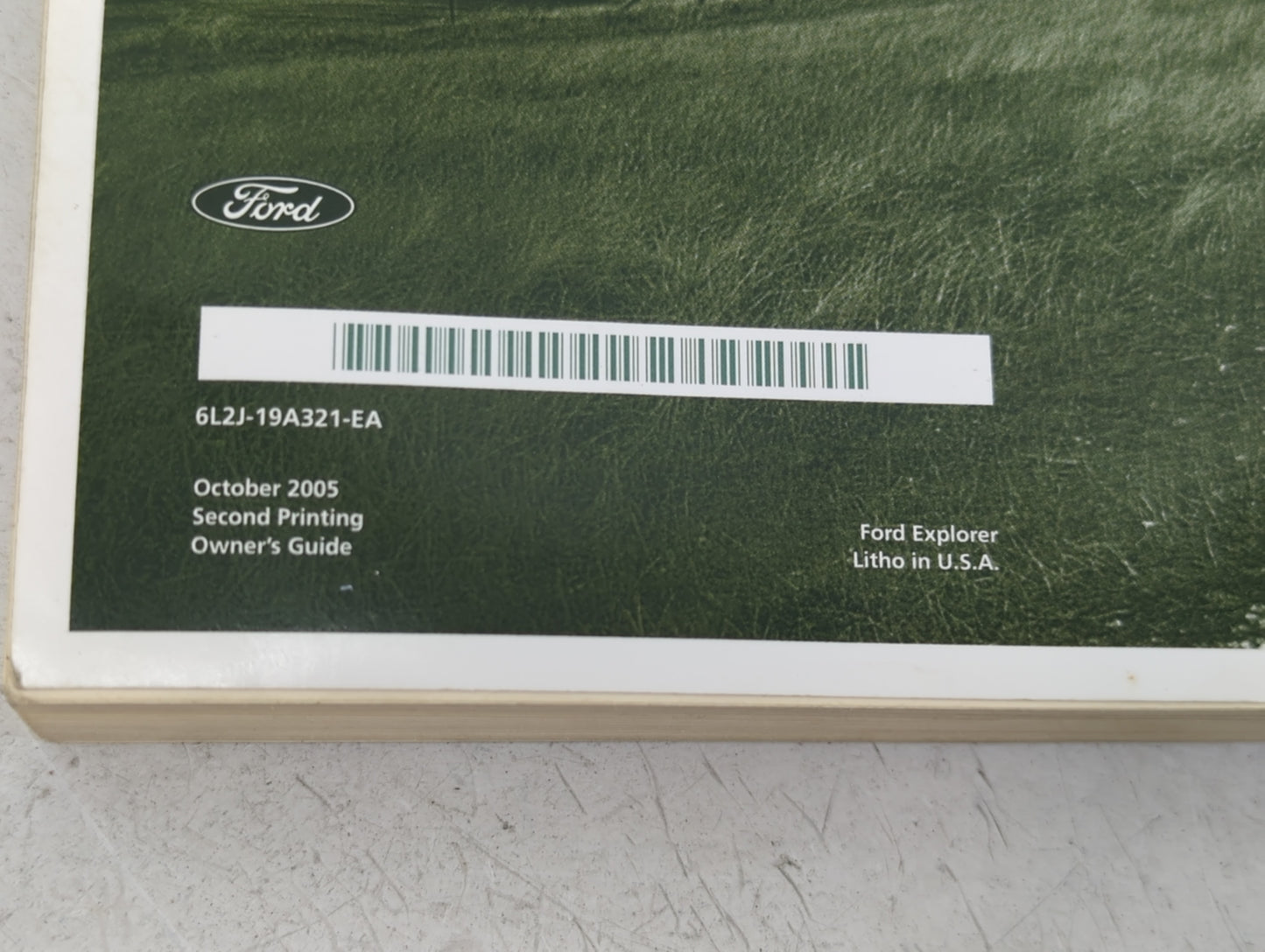 2006 Ford Explorer Owners Manual Book Guide P/N:6L2J-19A321-EA OEM Used Auto Parts - Oemusedautoparts1.com