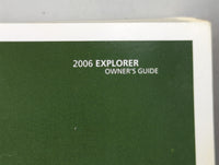2006 Ford Explorer Owners Manual Book Guide P/N:6L2J-19A321-EA OEM Used Auto Parts - Oemusedautoparts1.com