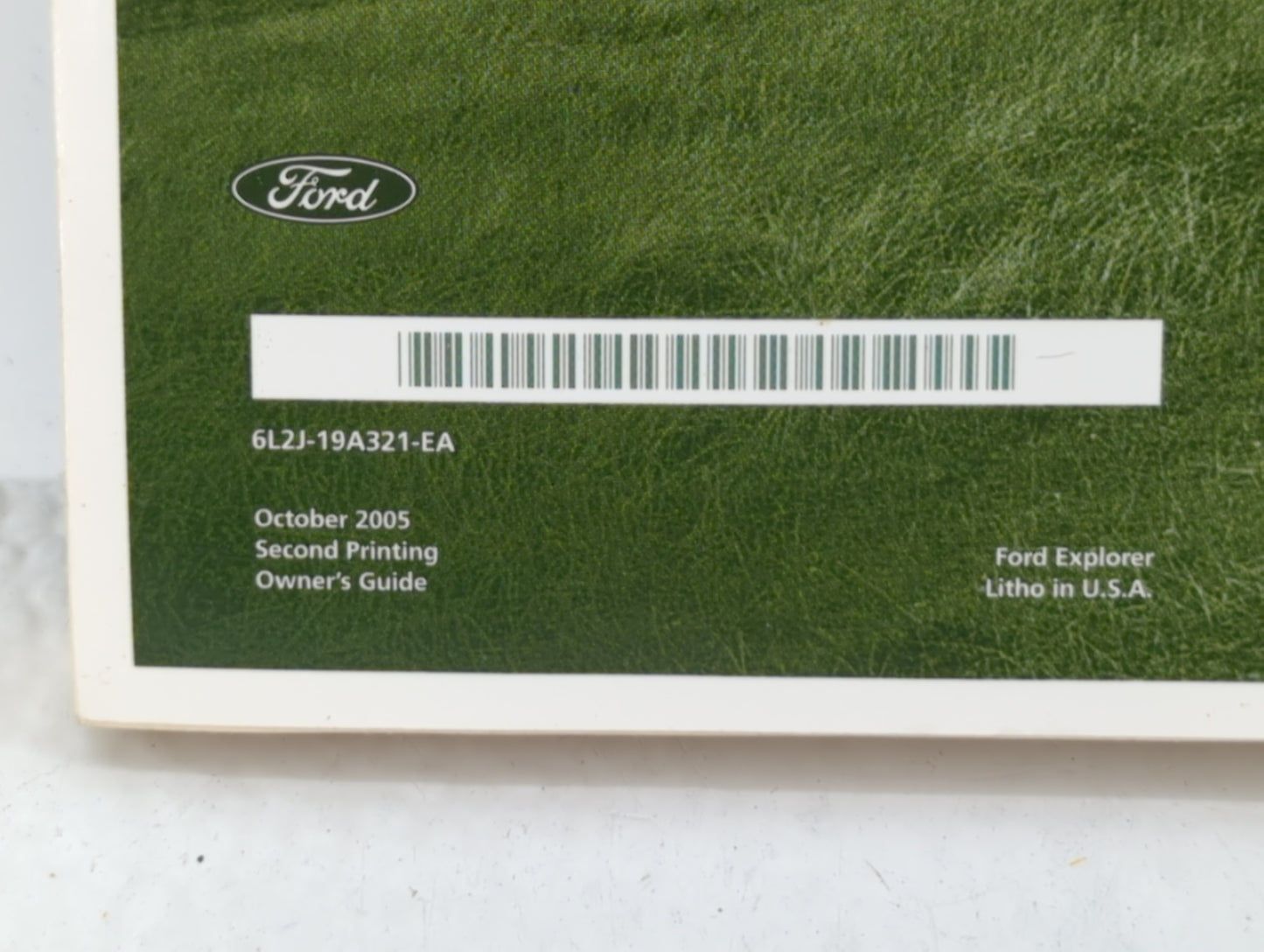 2006 Ford Explorer Owners Manual Book Guide OEM Used Auto Parts - Oemusedautoparts1.com