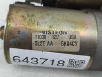 2005-2010 Ford Explorer Car Starter Motor Solenoid OEM P/N:5L2T AA 5K04CY Fits Fits 2005 2006 2007 2008 2009 2010 2011 OEM U