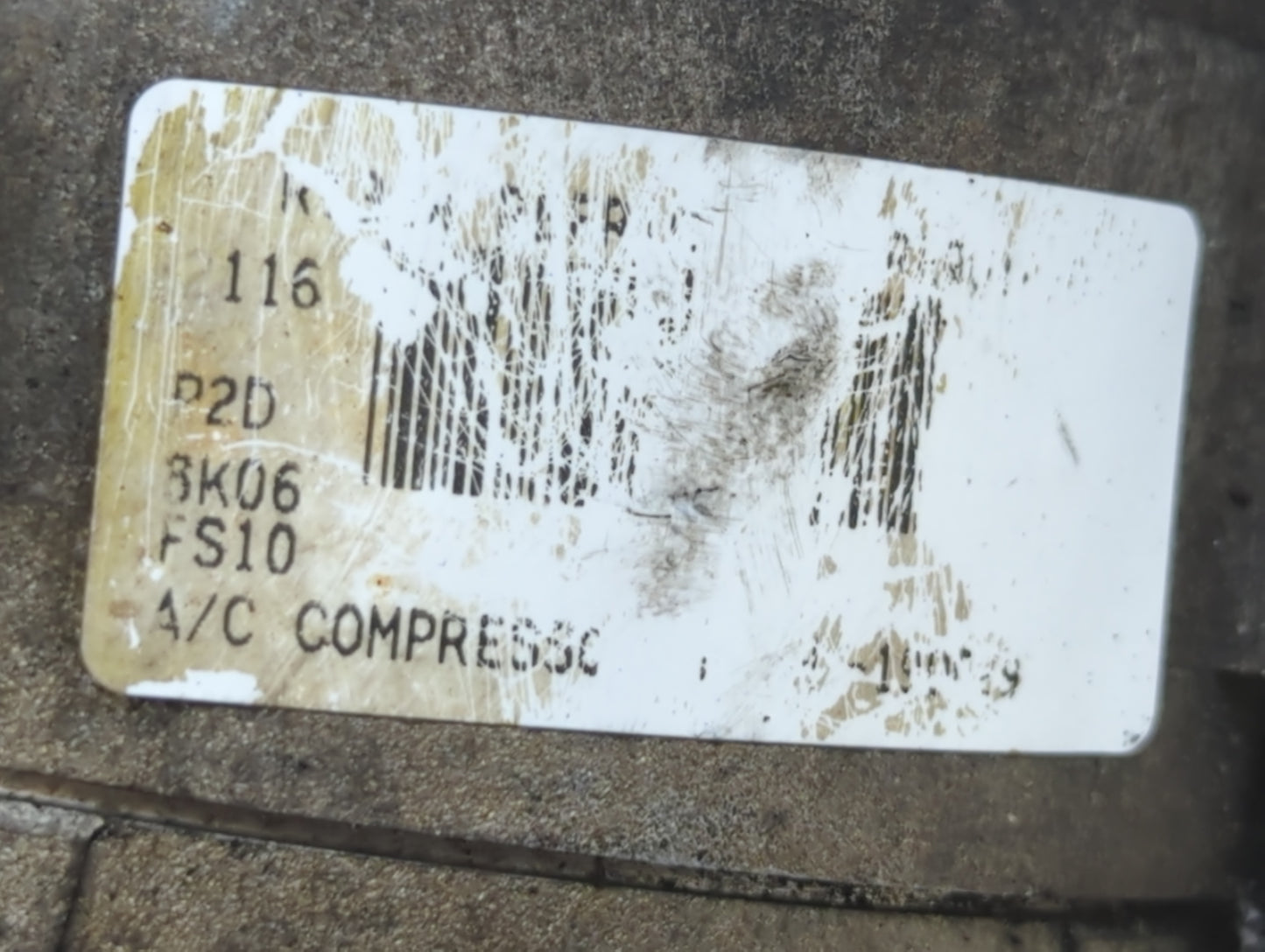 2006-2010 Ford Explorer Air Conditioning A/c Ac Compressor Oem - Oemusedautoparts1.com