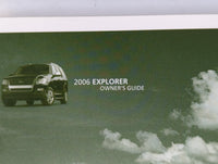 2006 Ford Explorer Owners Manual Book Guide P/N:PM6L2J19A321AA1 OEM Used Auto Parts - Oemusedautoparts1.com